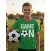 image:imageTstars Soccer TShirt for Kids  Game On Youth Tee Gift for Boys and Girls Who Love Playing or Watching the SportGreen