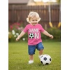 image:imageTstars Soccer TShirt for Kids  Game On Youth Tee Gift for Boys and Girls Who Love Playing or Watching the SportPink