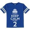 image:imageTstars Birthday Cake I Cant Keep Calm Im Only 2 Children Cute Toddler Jersey TShirtBlue