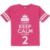 image:imageTstars Birthday Cake I Cant Keep Calm Im Only 2 Children Cute Toddler Jersey TShirtWow Pink