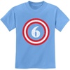 image:imageTstars Captain 6th Birthday Shirt  Fun Gift Tee for 6YearOld Boys amp Girls Toddler and Youth Kids TShirtCalifornia Blue