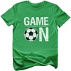 image:imageTstars Soccer TShirt for Kids  Game On Youth Tee Gift for Boys and Girls Who Love Playing or Watching the SportGreen