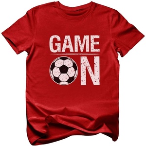 image:imageTstars Soccer TShirt for Kids  Game On Youth Tee Gift for Boys and Girls Who Love Playing or Watching the SportRed