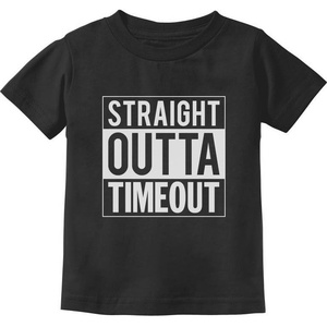 image:imageTstars Straight Outta Timeout Toddler TShirt Funny Preschool Outfit for Boys Girls Gift Idea for Kids and ToddlersBlack