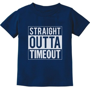 image:imageTstars Straight Outta Timeout Toddler TShirt Funny Preschool Outfit for Boys Girls Gift Idea for Kids and ToddlersNavy