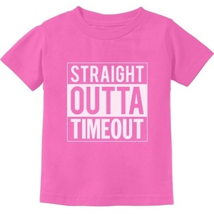 image:imageTstars Straight Outta Timeout Toddler TShirt Funny Preschool Outfit for Boys Girls Gift Idea for Kids and ToddlersPink