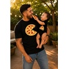 image:imageTstars Dad and Baby Matching Pizza Shirts  Funny Father amp Son Outfit Gift for Fathers Day Photos or Everyday WearDad Black  Baby Black
