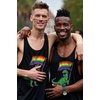 image:imageTstars Pride Tank Top for Men  LGBTQ Rainbow Love Sleeveless Shirt Gay Equality Parade Festival GiftDino  Black