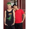 image:imageTstars Pride Tank Top for Men  LGBTQ Rainbow Love Sleeveless Shirt Gay Equality Parade Festival GiftDino  Black