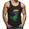 image:imageTstars Pride Tank Top for Men  LGBTQ Rainbow Love Sleeveless Shirt Gay Equality Parade Festival GiftDino  Black