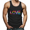 image:imageTstars Pride Tank Top for Men  LGBTQ Rainbow Love Sleeveless Shirt Gay Equality Parade Festival GiftLove  Black