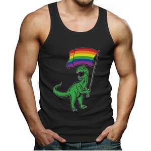 image:imageTstars Pride Tank Top for Men  LGBTQ Rainbow Love Sleeveless Shirt Gay Equality Parade Festival GiftDino  Black