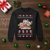 image:imageKids Paw Patrol Christmas Sweatshirt Skye Marshall Rubble Funny Ugly Sweater Style Holiday Pullover for Toddlers and KidsTeam  Black