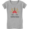 image:imageTstars Unicorn Reindeer Christmas Personalized Youth Kids Girls Fitted TShirtGray