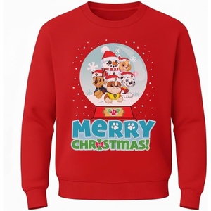 image:imageKids Paw Patrol Christmas Sweatshirt Skye Marshall Rubble Funny Ugly Sweater Style Holiday Pullover for Toddlers and KidsRed
