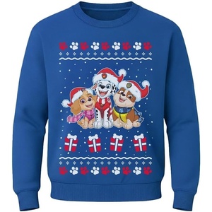 image:imageKids Paw Patrol Christmas Sweatshirt Skye Marshall Rubble Funny Ugly Sweater Style Holiday Pullover for Toddlers and KidsTeam  Blue