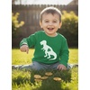 image:imageTstars Boys St Patricks Day Shirt  Construction Trucks Design Lucky Clover Toddler Kids Long Sleeve TeeTrex  Green
