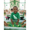 image:imageTstars Boys St Patricks Day Shirt  Construction Trucks Design Lucky Clover Toddler Kids Long Sleeve TeeTrex  Green