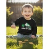 image:imageTstars Boys St Patricks Day Shirt  Construction Trucks Design Lucky Clover Toddler Kids Long Sleeve TeeTruck  Black