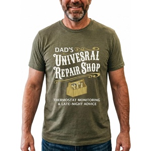 image:imageTstars Worlds Best Farter I Mean Father Shirt from Daughter Son Funny Grandpa TShirt for MenRepair Shop  Heather Military Green
