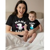 image:imageTstars Mama Saur amp Baby Saur Mommy and Me Matching Shirts  Funny Gift for Baby Shower or Mothers DayMom Black  Baby Black