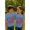 image:imageTstars 4th of July Toddler Shirt Kids Patriotic Tee USA American Flag Independence Day Outfit for Boys GirlsColor Flag  California Blue