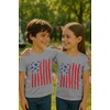 image:imageTstars 4th of July Toddler Shirt Kids Patriotic Tee USA American Flag Independence Day Outfit for Boys GirlsColor Flag  Gray