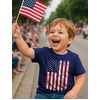 image:imageTstars 4th of July Toddler Shirt Kids Patriotic Tee USA American Flag Independence Day Outfit for Boys GirlsDistressed  Navy