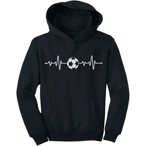 image:imageTstars Youth Soccer Hoodie for Boys and Girls  Funny Sports Sweatshirt Gift for Players amp Fans  Game Day ApparelHeartbeat  Black