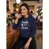 image:imageTstars Faith Over Fear Hoodie for Women and Teen Girls Christians Graphic Hoodies Religious Gift BelieversBlue