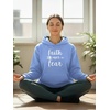 image:imageTstars Faith Over Fear Hoodie for Women and Teen Girls Christians Graphic Hoodies Religious Gift BelieversCalifornia Blue