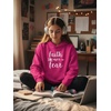image:imageTstars Faith Over Fear Hoodie for Women and Teen Girls Christians Graphic Hoodies Religious Gift BelieversPink