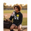 image:imageTstars Love Softball Hoodie for Teen Girls and Women Gift Idea Players Coaches Fans Game Day ApparelBlack