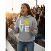 image:imageTstars Love Softball Hoodie for Teen Girls and Women Gift Idea Players Coaches Fans Game Day ApparelGray