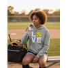 image:imageTstars Love Softball Hoodie for Teen Girls and Women Gift Idea Players Coaches Fans Game Day ApparelGray