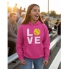 image:imageTstars Love Softball Hoodie for Teen Girls and Women Gift Idea Players Coaches Fans Game Day ApparelPink
