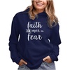image:imageTstars Faith Over Fear Hoodie for Women and Teen Girls Christians Graphic Hoodies Religious Gift BelieversBlue