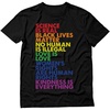 image:imageTstars Science is Real Black Lives Matter Love is Love Equality TShirtBlack