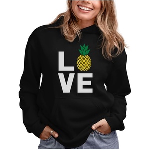 image:imageTstars I Love Pineapples  Best Gift for Pineapple Lovers Women Hoodie XLarge Black
