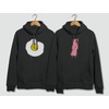 image:imageTstars Bacon amp Eggs Valentines Day Gift for Him amp Her Funny Matching Couples HoodiesBacon Black  Eggs Black