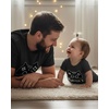 image:imageTstars Gamer Daddy and Me Matching Shirts Player 1 Player 2 Set Mens Tee and Baby Bodysuit GiftDad Black  Baby Black