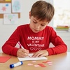 image:imageTstars Mommy is My Valentine Kids Long Sleeve Shirt  Cute Valentines Day Tee for Toddlers and Youth Boys amp GirlsRed