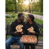 image:imageTstars The Missing Piece Pizza Matching Hoodies for Couples His and Hers Hoodie Set Mens Black LargeWomen Black Large