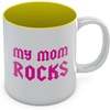 image:imageMy Mom Rocks Coffee Mug  Best Gift Idea for Mom for Mothers Day from SonDaughter or Husband OfficeHome Tea Cup Ceramic Mug 11 Oz Yellow