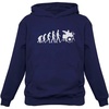 image:imageTstars  Funny Drums Humor Gift Idea  Drummer Evolution HoodieBlue