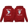 image:imageTstars Jaws The Two Of Us Valentines Day Set for Him amp Her Matching Couples HoodiesMen Red  Women Red