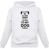 image:imageTstars Leave Me Alone Im Only Talking to My Dog Today Gift for Dog Lover HoodieWhite