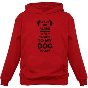 image:imageTstars Leave Me Alone Im Only Talking to My Dog Today Gift for Dog Lover HoodieRed