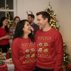 image:imageTstars TMNT Ugly Christmas Sweatshirt  Funny Holiday Pizza Sweater for Men amp Teen Boys Featuring Ninja TurtlesRed