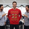 image:imageTstars TMNT Ugly Christmas Sweatshirt  Funny Holiday Pizza Sweater for Men amp Teen Boys Featuring Ninja TurtlesRed